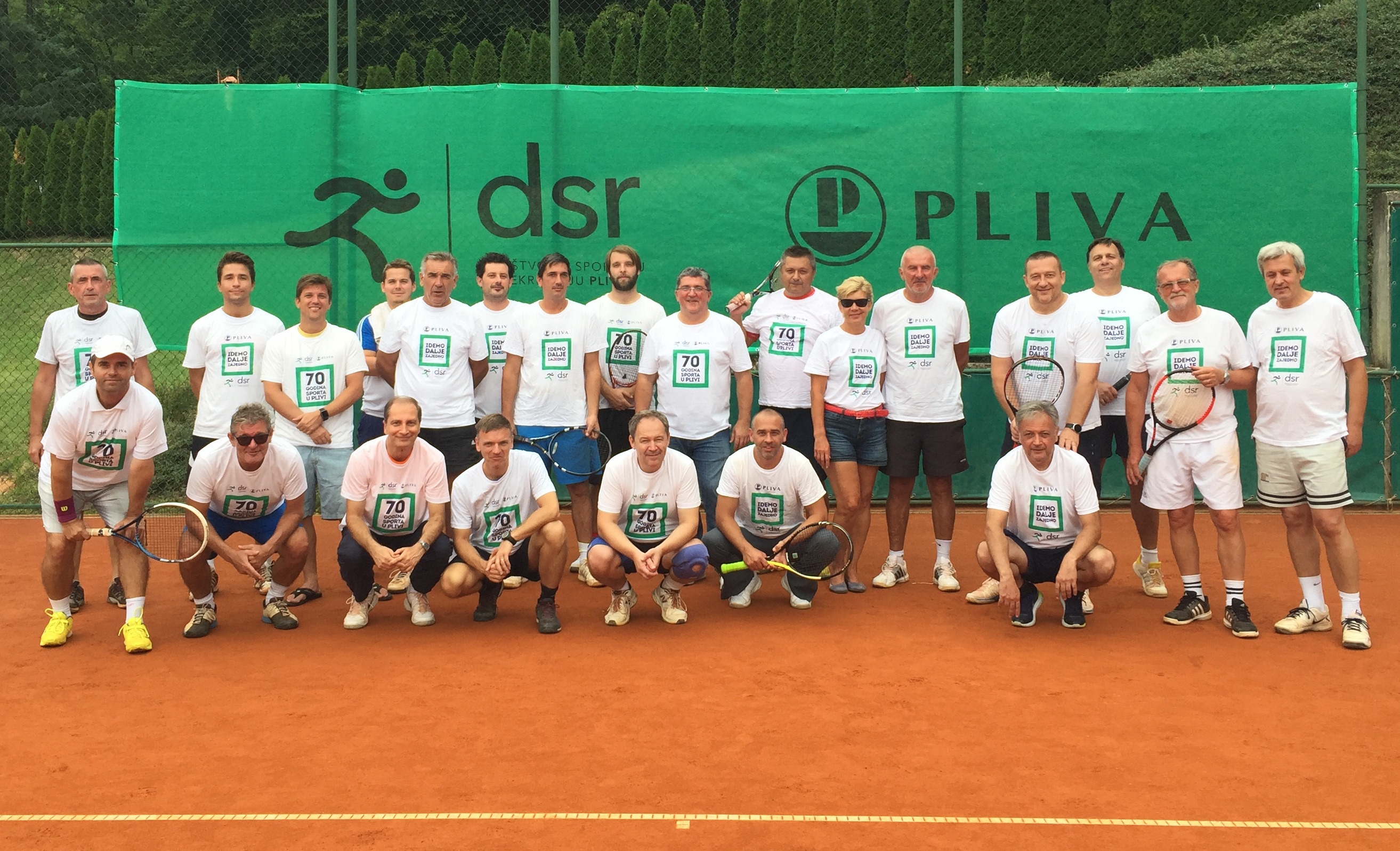 Tenisači DSR PLIVA družili se na jednodnevnom tenis turniru